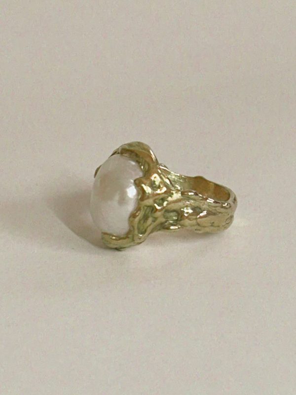 OOAK ring | freshwater pearl – Bild 5