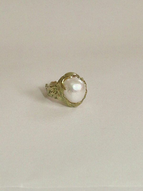 OOAK ring | freshwater pearl – Bild 4