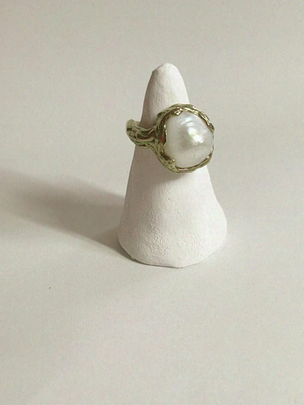 OOAK ring | freshwater pearl – Bild 2
