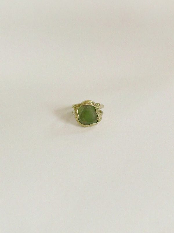 OOAK ring | green jade – Bild 7