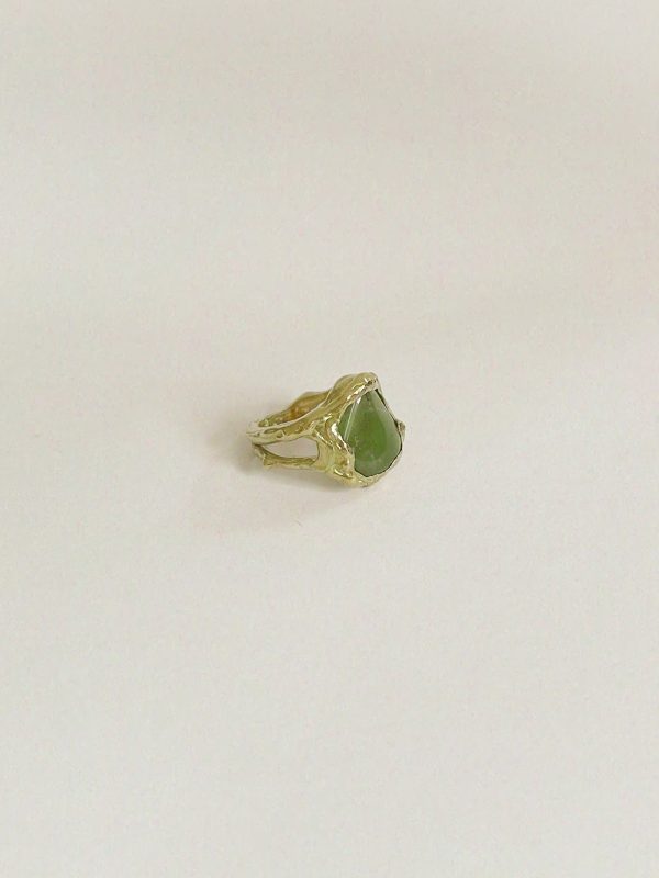 OOAK ring | green jade – Bild 5