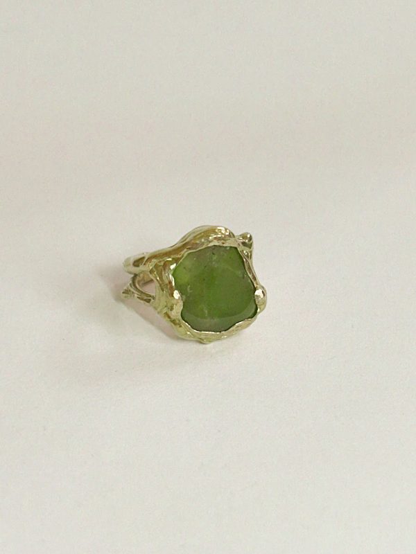 OOAK ring | green jade – Bild 4