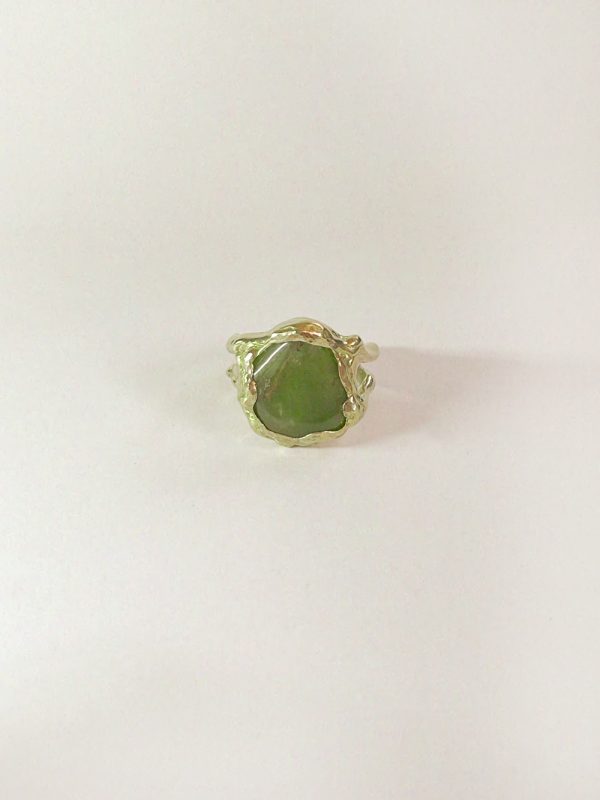 OOAK ring | green jade – Bild 3
