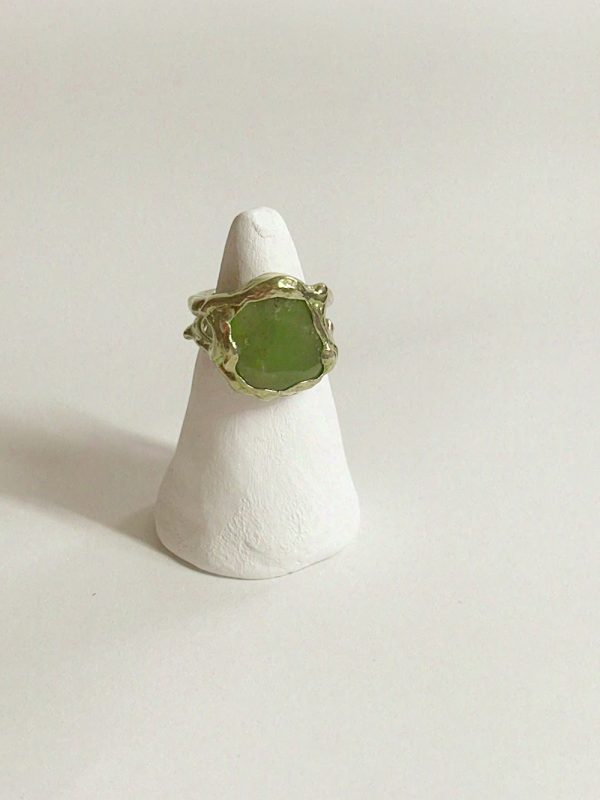 OOAK ring | green jade – Bild 2