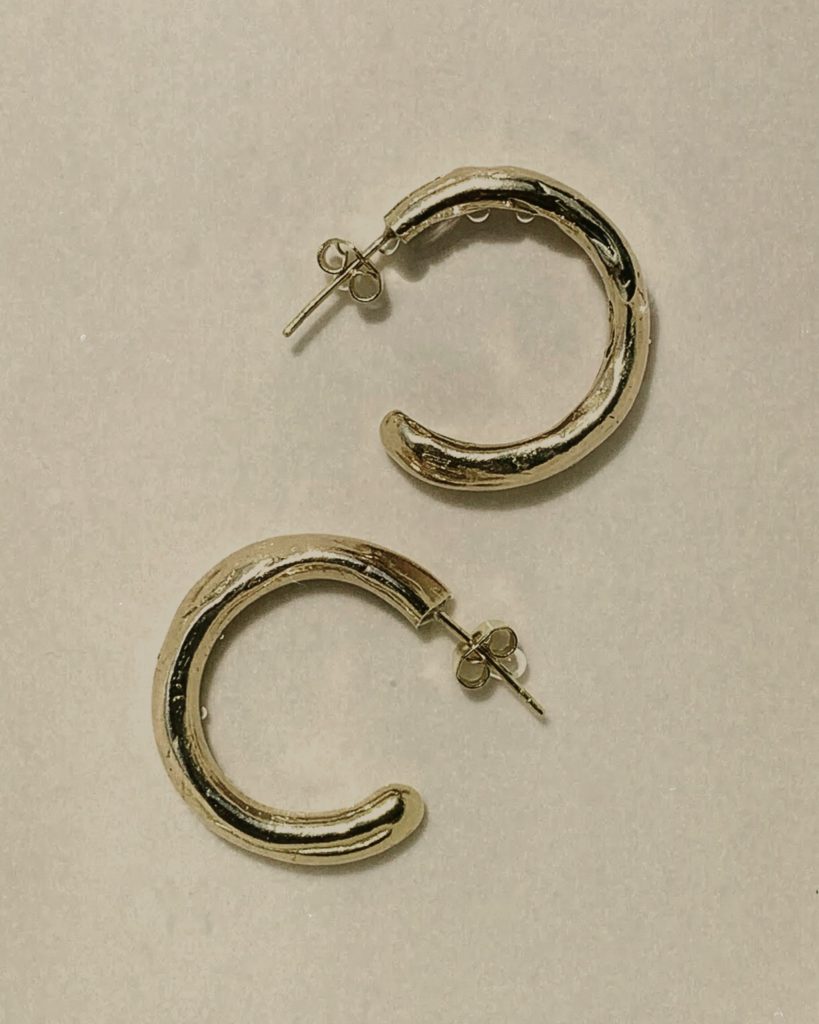 wabi sabi inspired hoop earrings for wearing every day