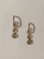 Small hoops with pendants